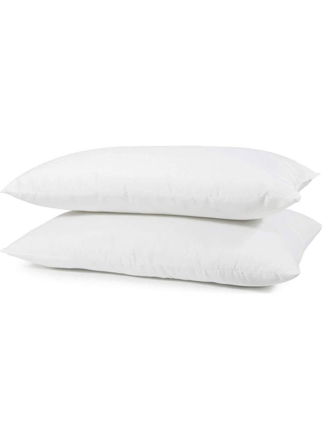 Krude 2-Piece Soft Microfiber Pillows Polyester, White 45 X 75cm
