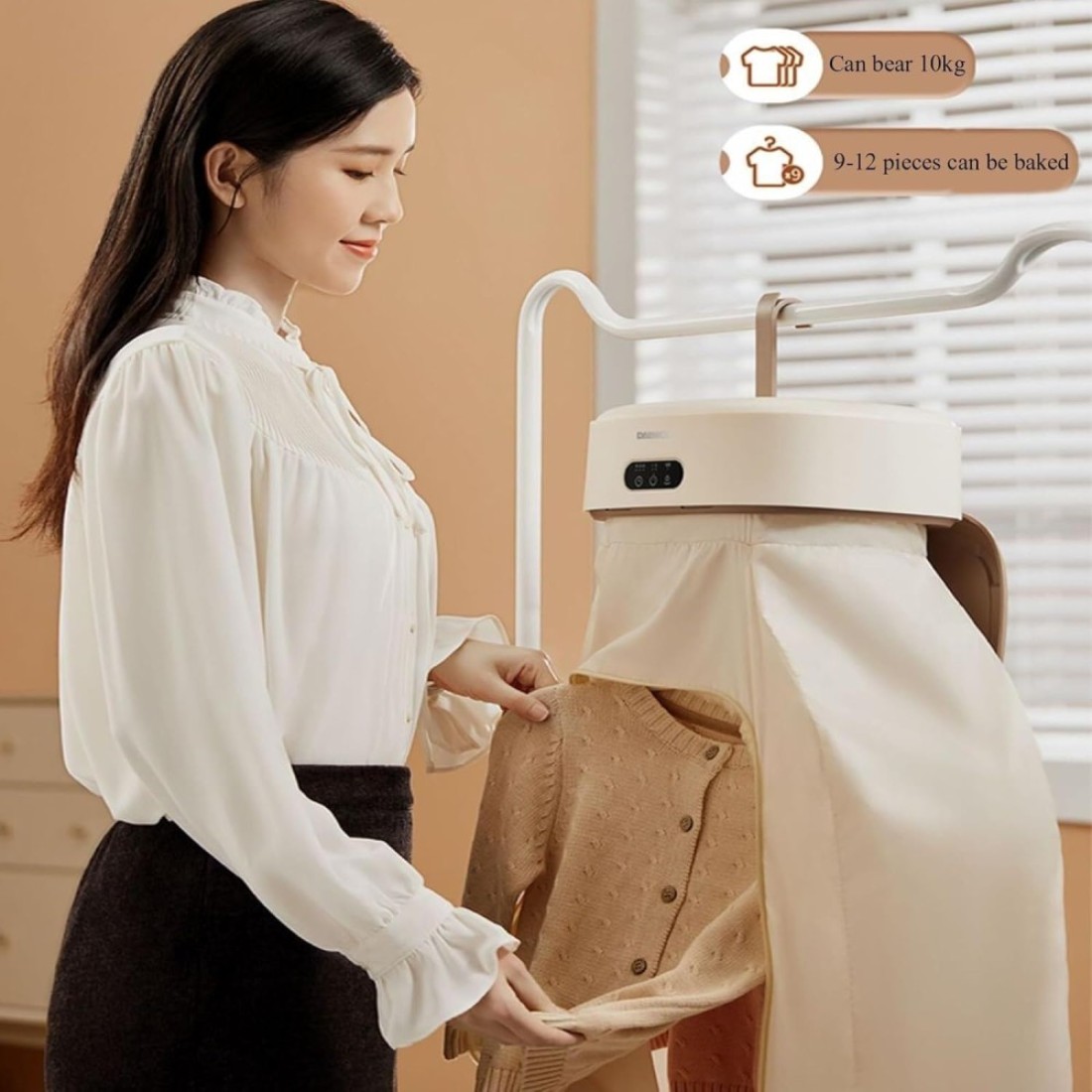 Foldable Clothes Dryer Timing Electric Drying Machine UV Sterilization
