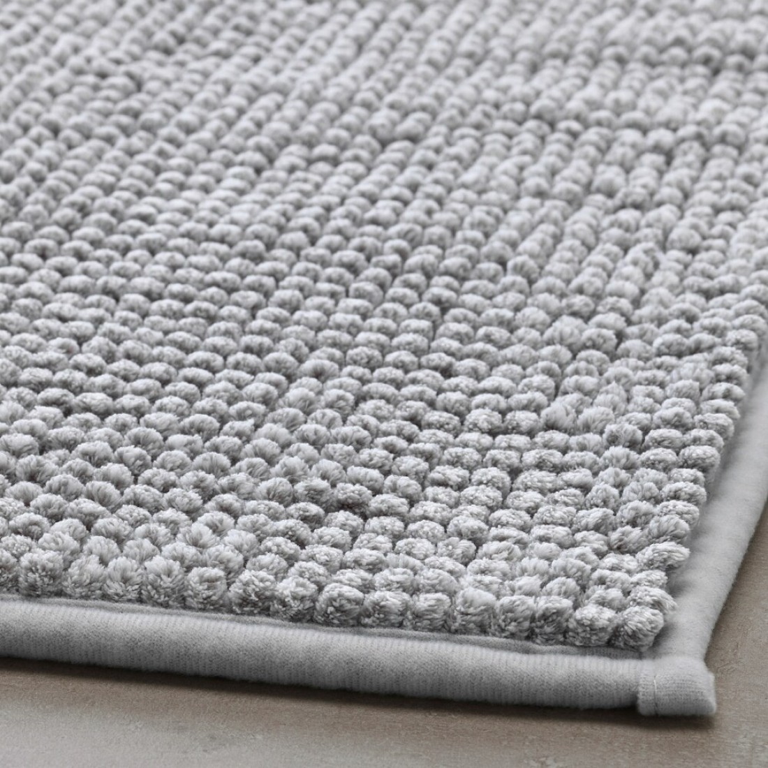 Bath Mat Grey-White M&eacute;lange 50X80cm