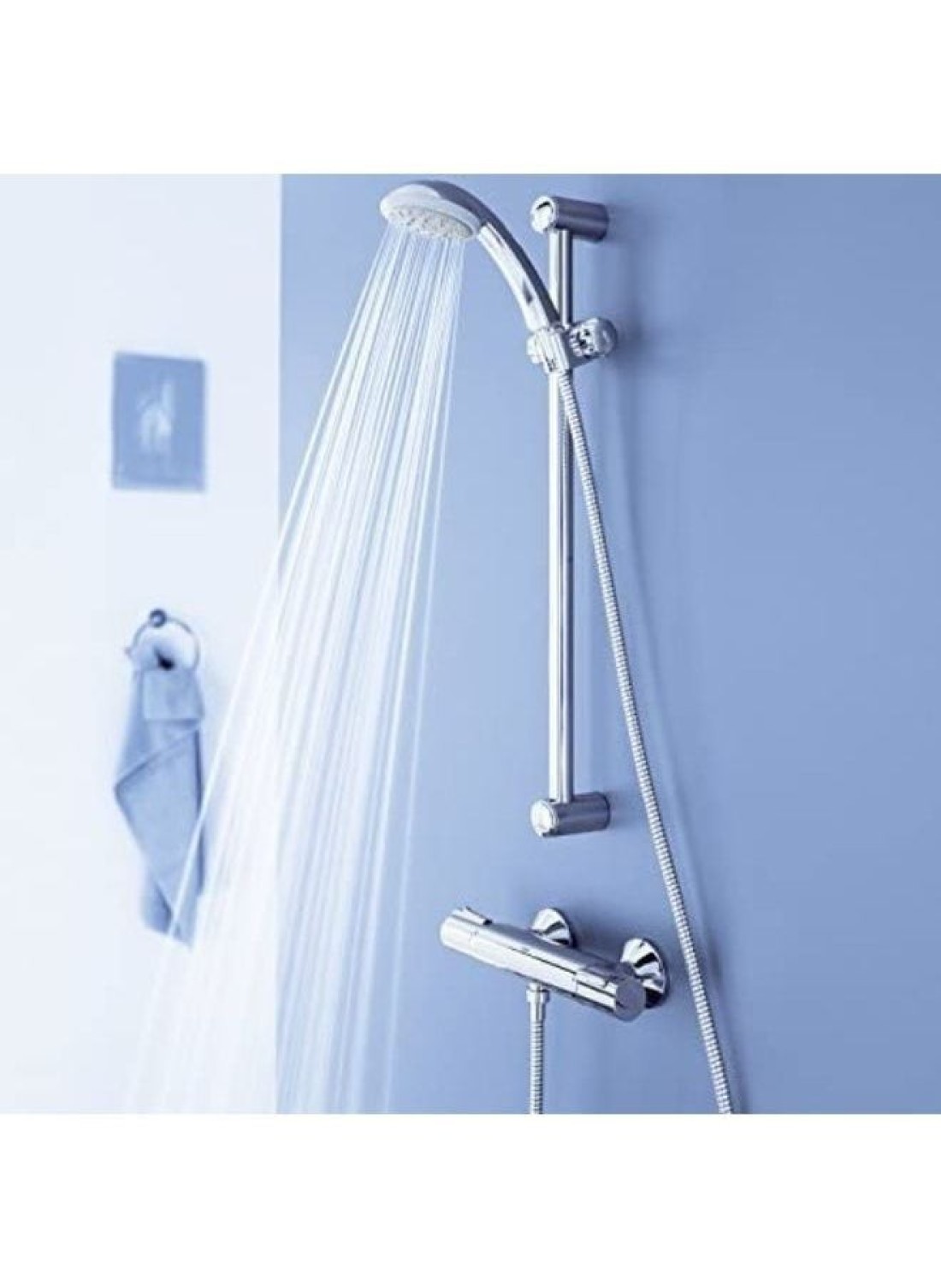 Generic Round Shaped Sliding Shower Rail Bar