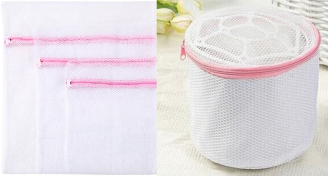 4-piece Laundry Mesh Washing Bags for cleaning or travel storage bag