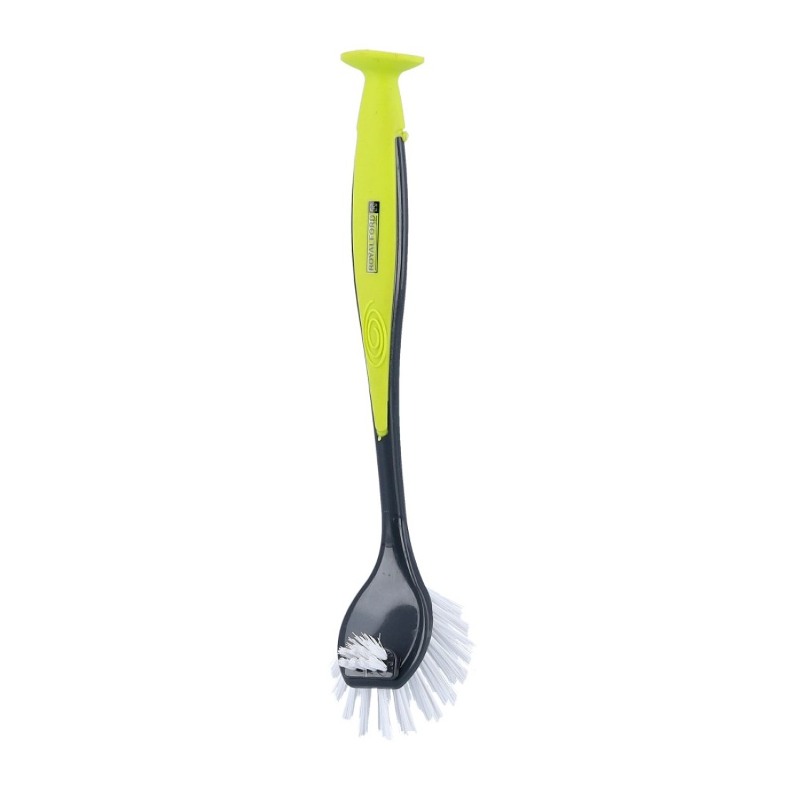 Royalford Rf9604 Dish Brush - Portable Long Soft Handle Flexible Ergonomic Design With Hanging Hole, Kitchen Brush, Best Scratch-Free Cleaning Tool For Pots, Dishes Pans &amp; More