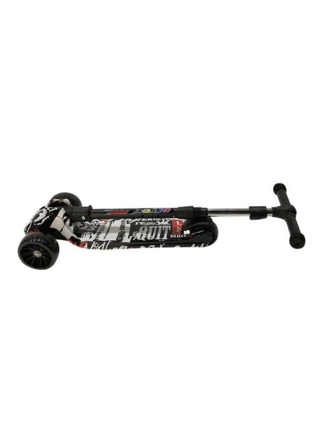 Generic 3 Wheel Scooter LED Flashing Wheels Height Adjustable Extra Wide Deck Kids Kick Scooter