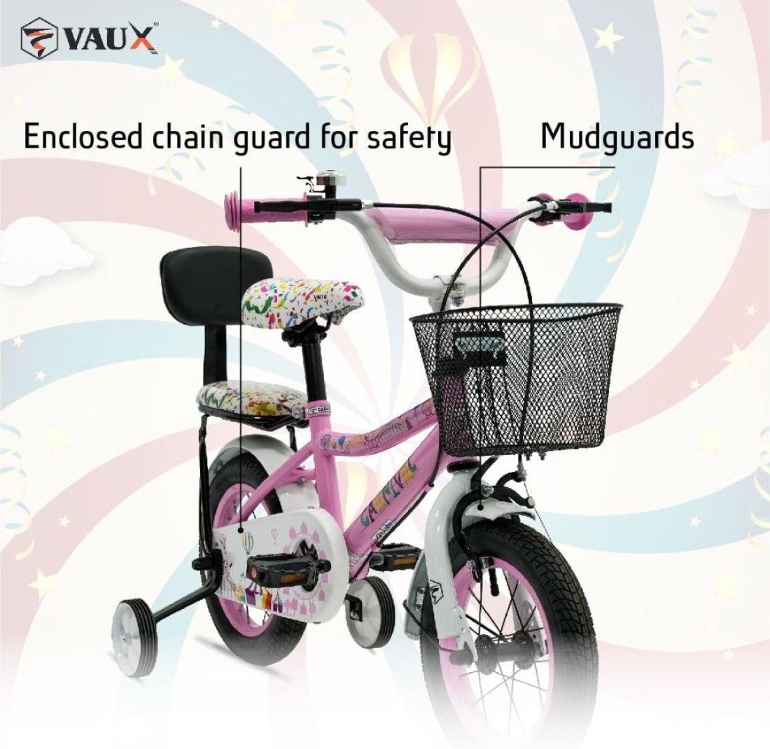 Vaux - Carnival Kids Bike 12 Inch - Light Pink