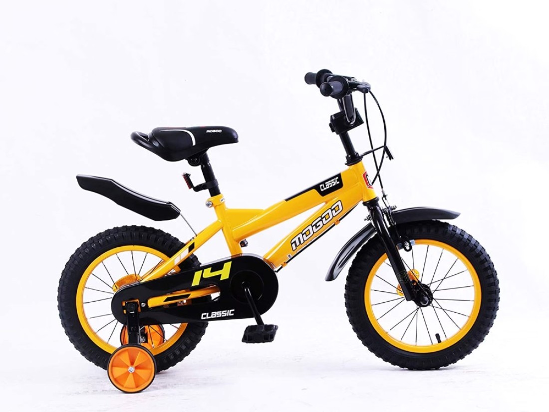 Mogoo Classic 14 Inch Bicycle (Yellow)