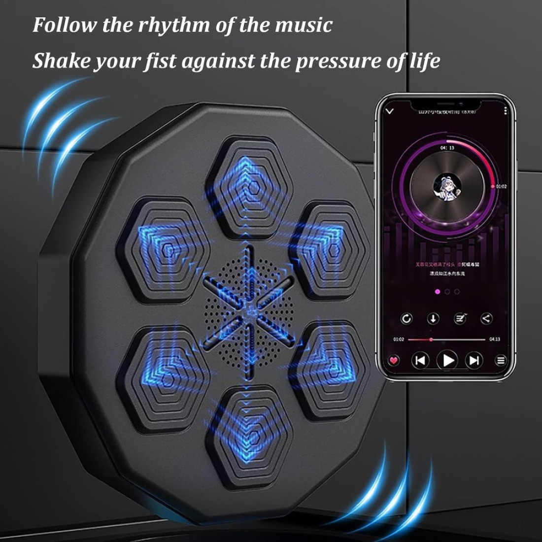 Max Strength Wall Mounted Boxing Training Machine Smart Music Boxing Pads
