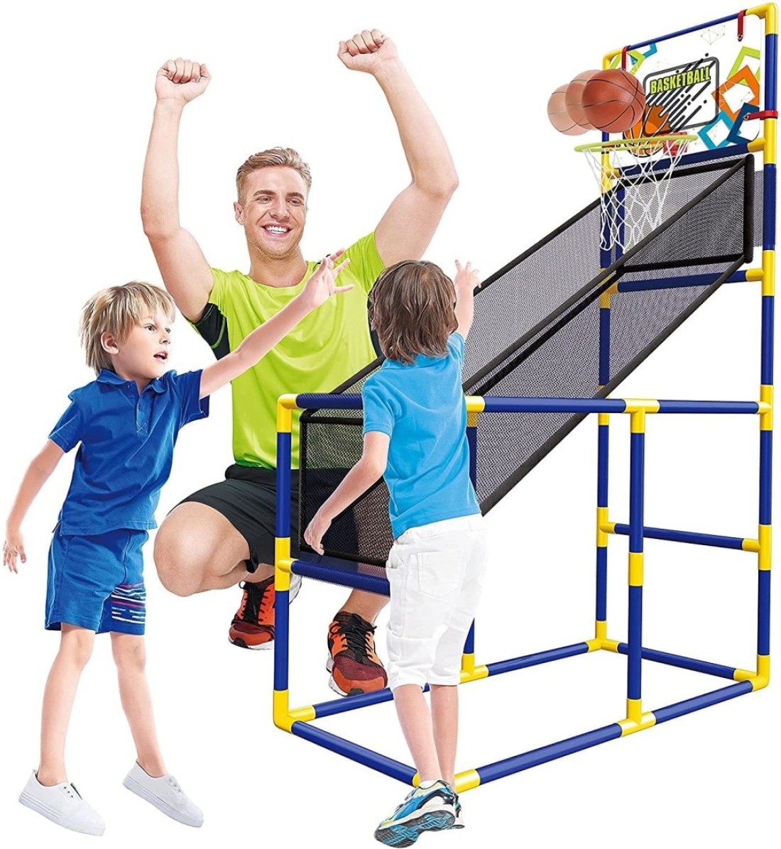 ULTIMAX Basketball Hoop Arcade Game, Basketball Game for Kids indoor Sports Toys for Kids Arcade Basketball Hoop Shot Game
