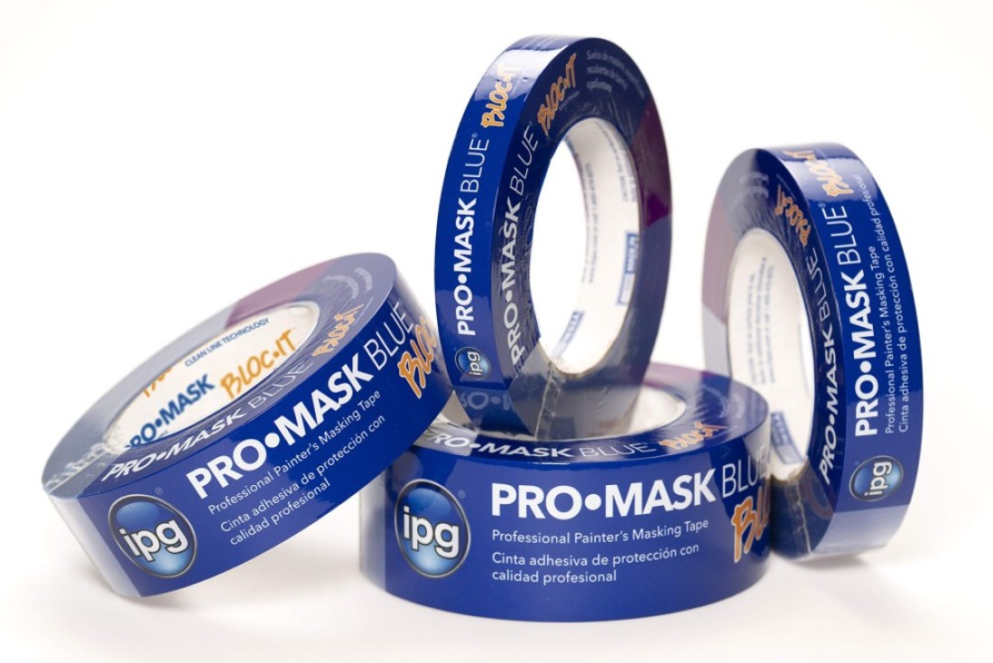 IPG ProMask Blue with BLOCIt Premium 14Day Masking Tape 094 x 60 yd Blue Single Roll