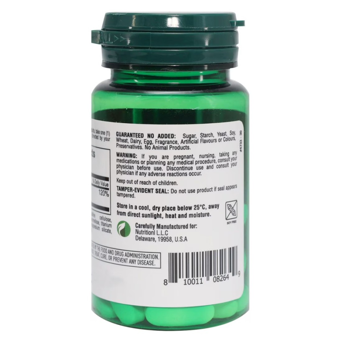 Nutritionl Magnesium 500mg Dietary Supplements 30 Tablets