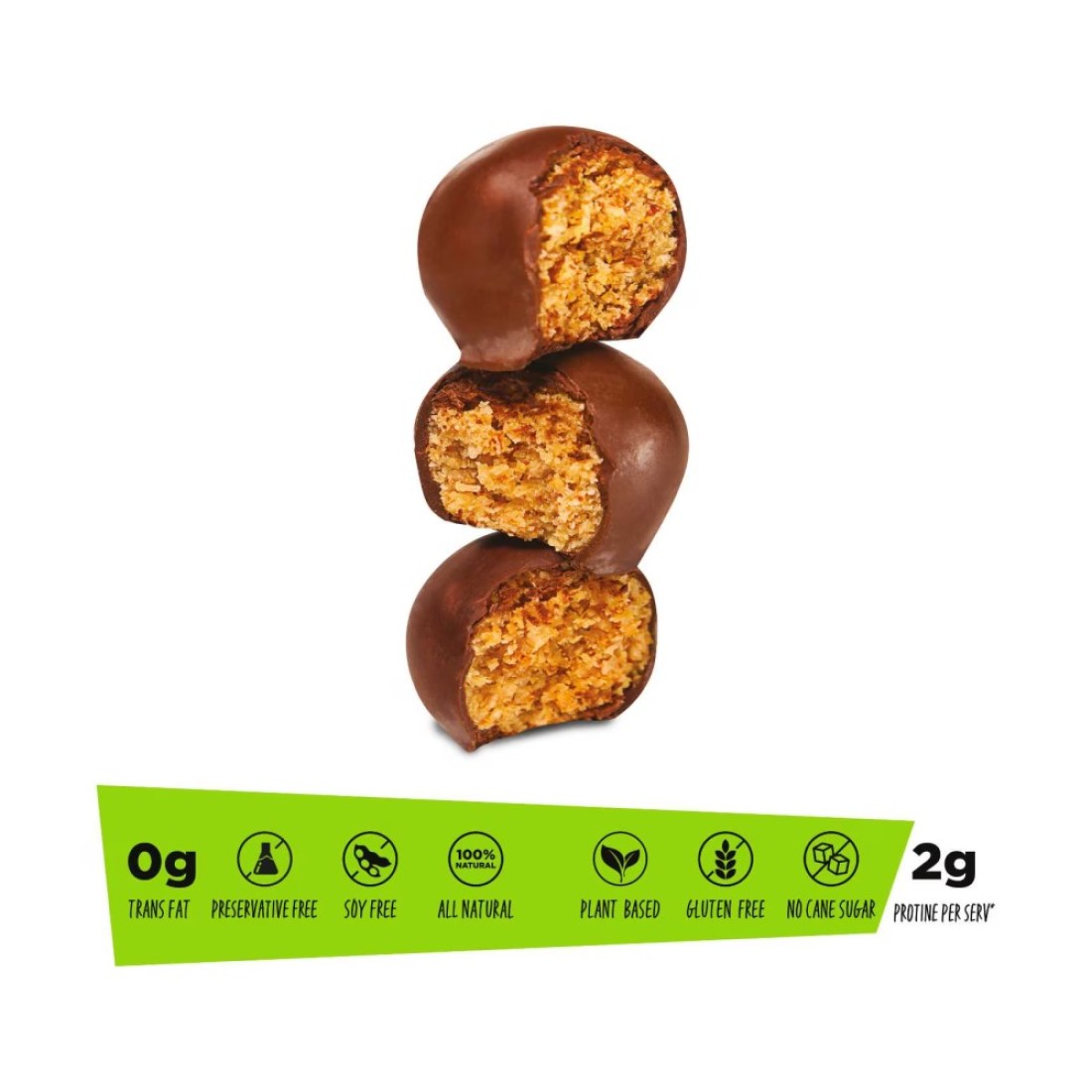 Freakin Healthy Almond Coconut Protein Balls 60g