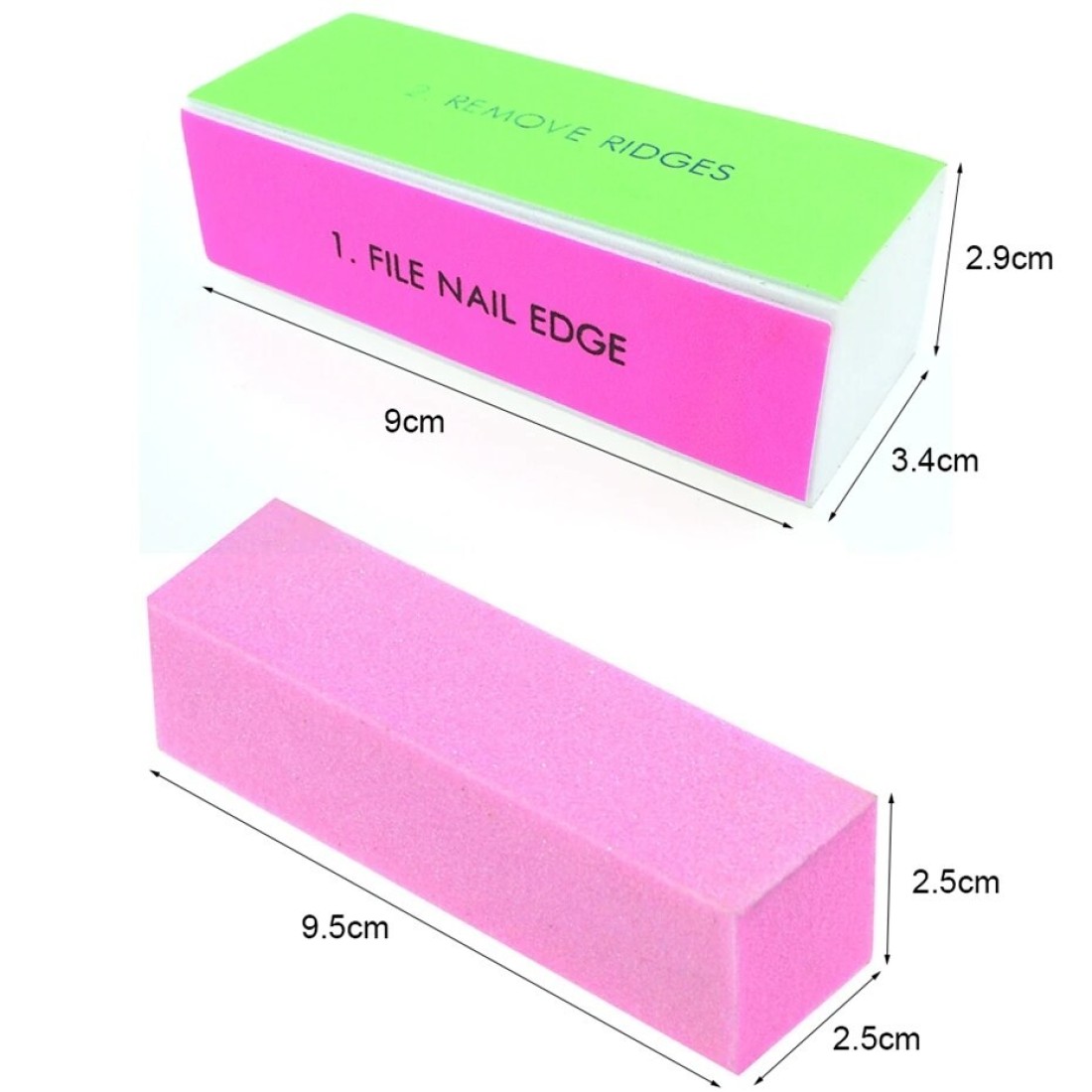 6 Pcs Professional nail tool kit Nail files and buffers Pedicure tool Art tool Nail care set Nail Art Buffer File Block