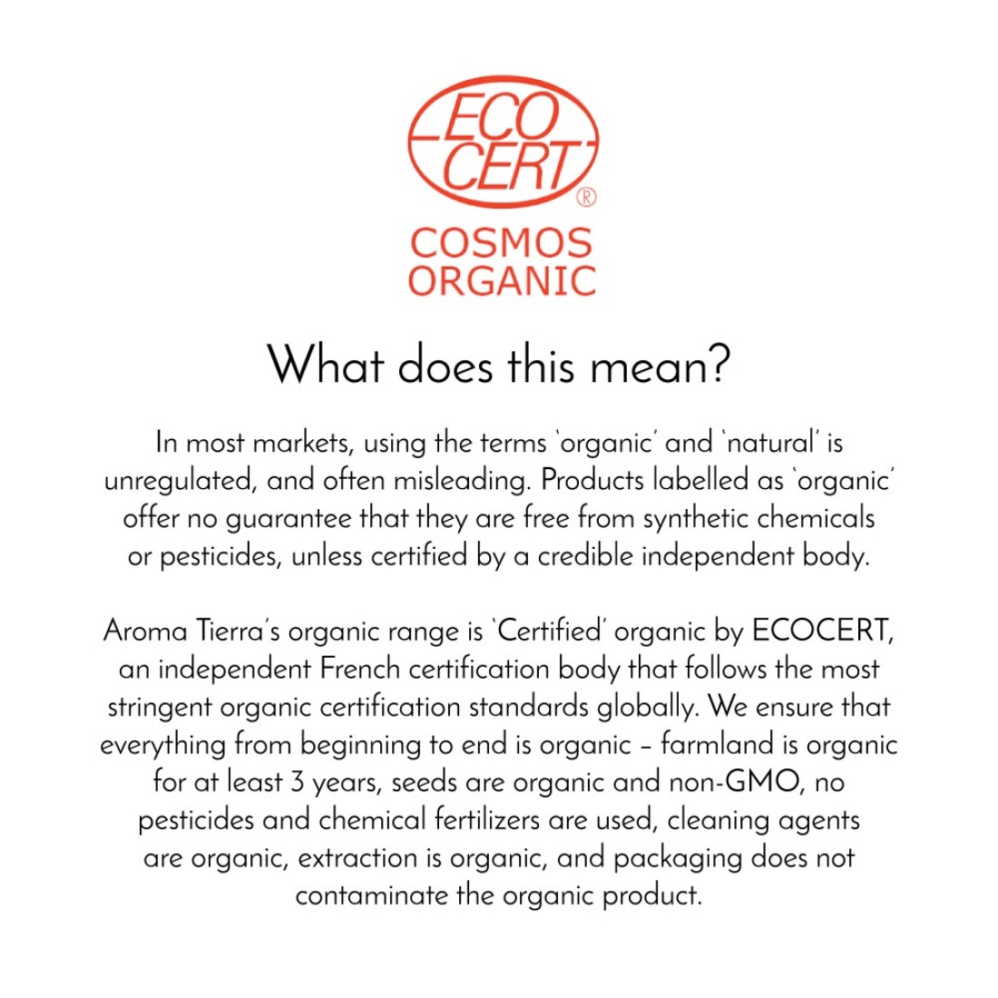 Aroma Tierra - Organic Frankincense Essential Oil - Aroma Tierra - 100% Pure, Natural, Certified Organic By Ecocert - 10Ml