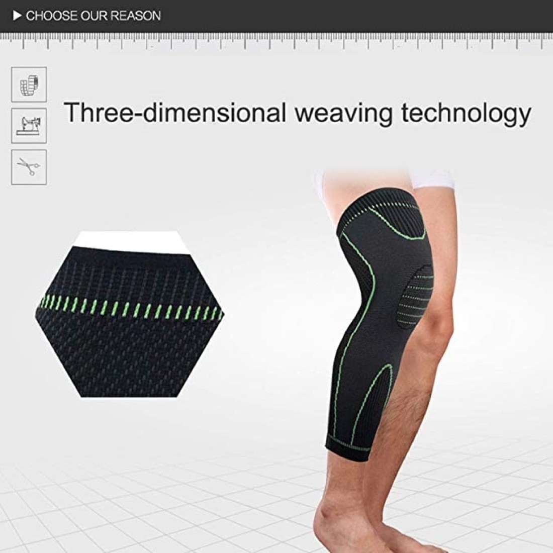 Aiwanto 2Pcs Full Leg Compression Sleeves Stretch Long Leg Sleeve for Running Basketball Football Cycling