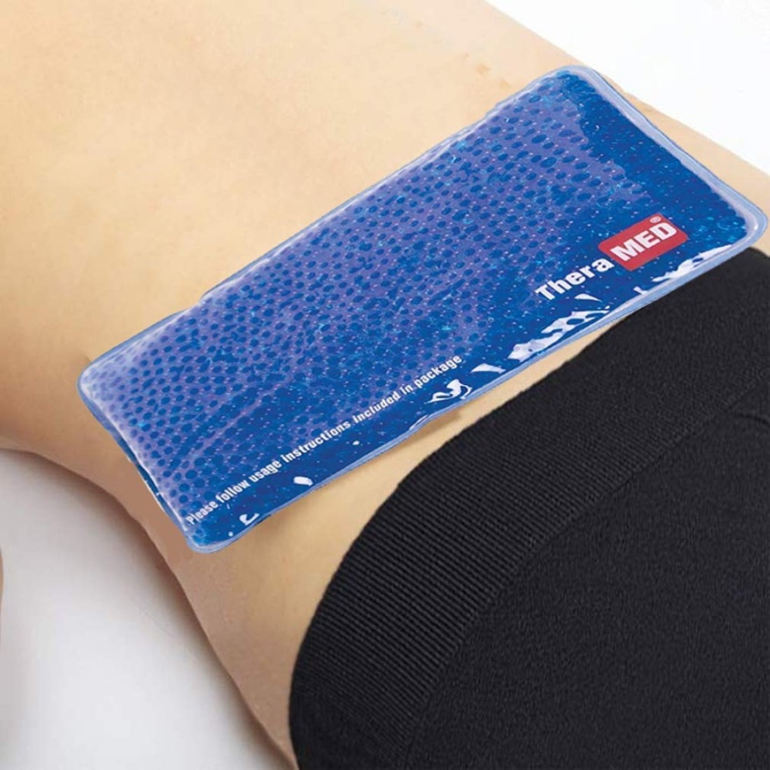 Theramed Gel Ice Pack Beads Dual Sided Reusable Hot Cold Pack Ice Pack For Back Arm Knee Shoulder Elbow