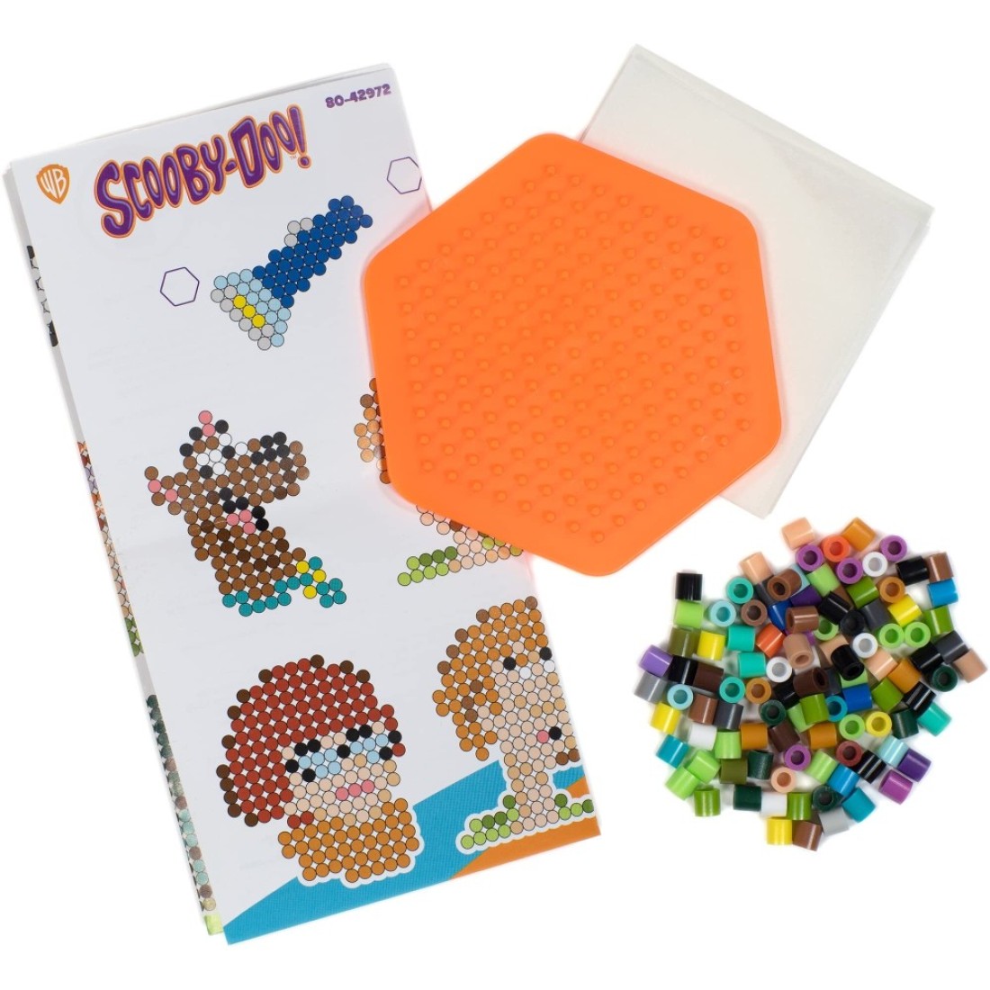 Perler ScoobyDoo Fuse Bead Activity Craft Kit with Pegboards and Ironing Paper Multicolor 5005 Piece