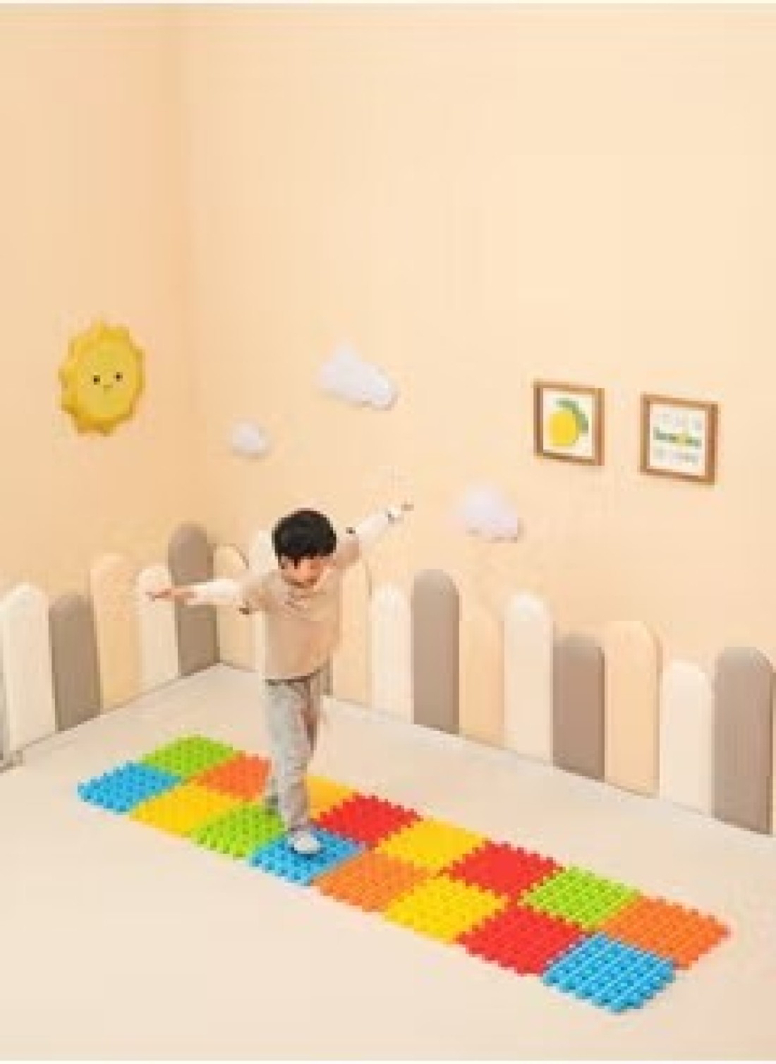 20PCS Large Size Plastic Educational Toy Building Puzzle Blocks