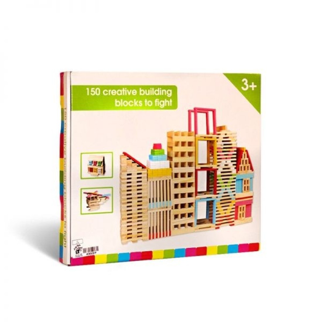 Generic 150 Creative Wooden Puzzle Building Blocks