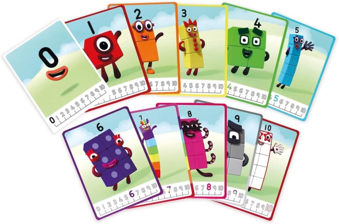 Learning Resources LSP0949-UK MathLink Cubes Numberblocks 1-10 Activity Set, Early Years Maths Learning, Build, Learn &amp; Play in The Classroom &amp; at Home.