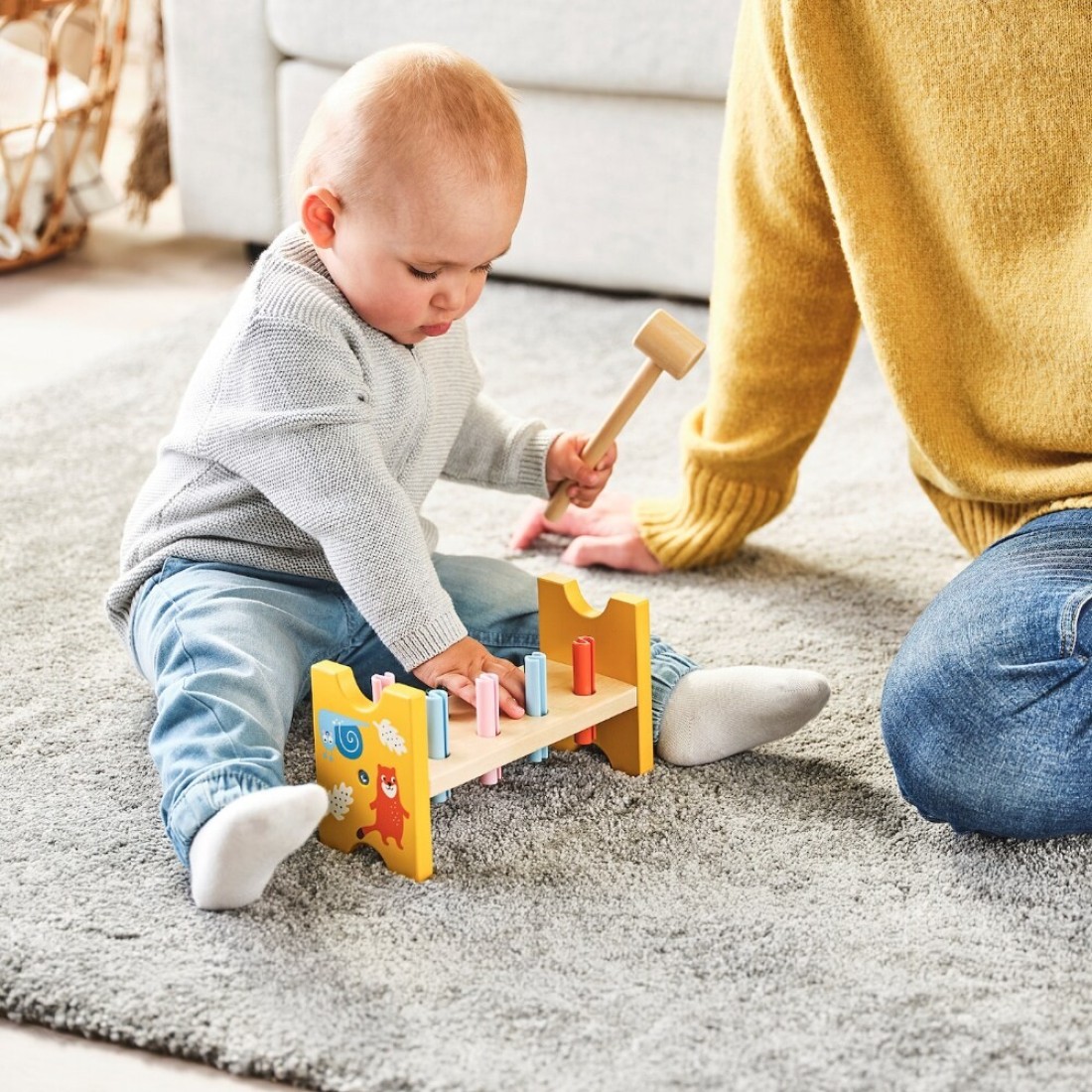Toy Hammering Block Multicolour