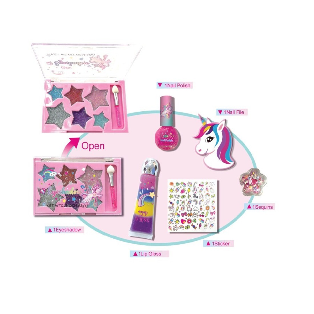 SPARKLING COSMETIC SET
