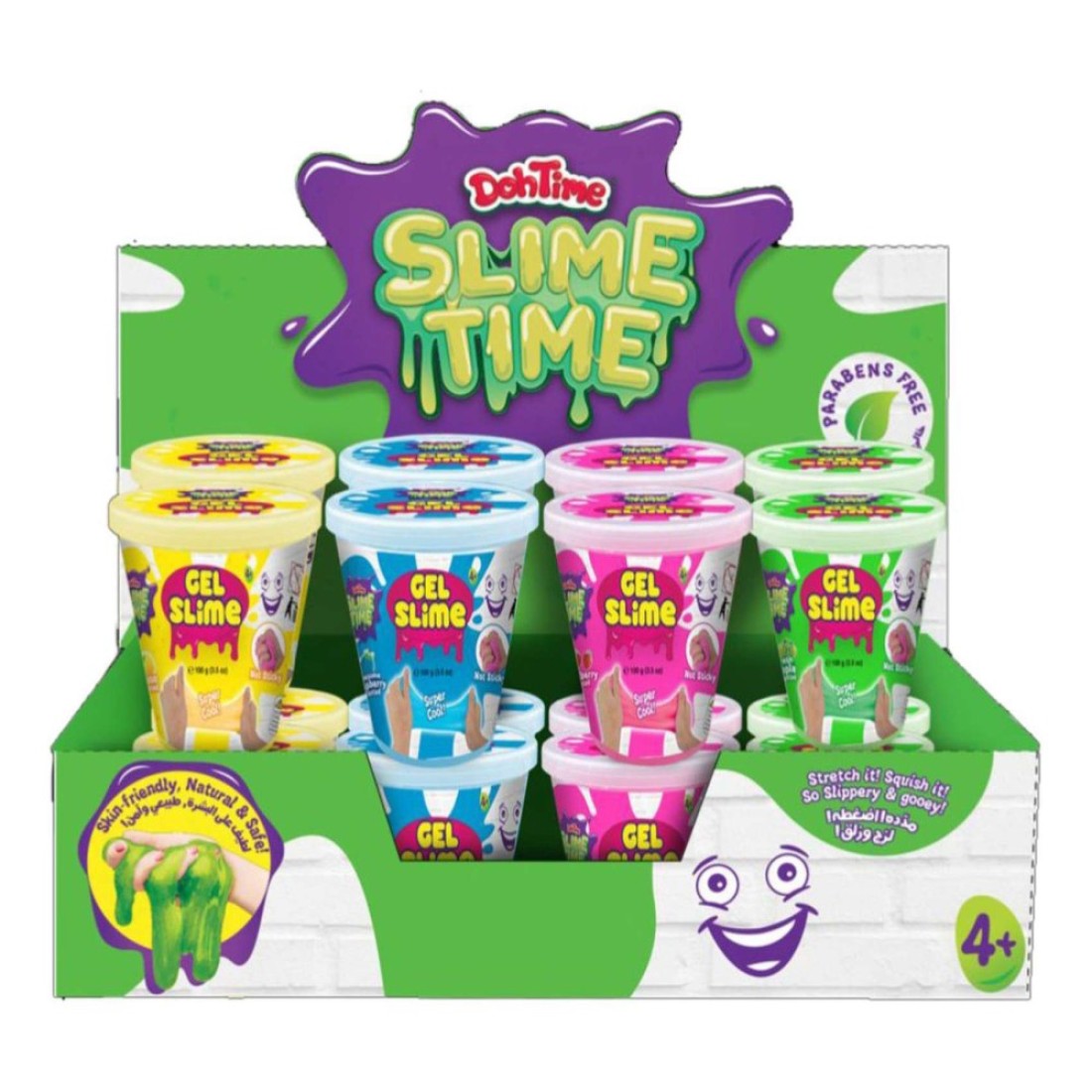 DohTime Slime Time Novelties Slime Can 108g 1 PCS