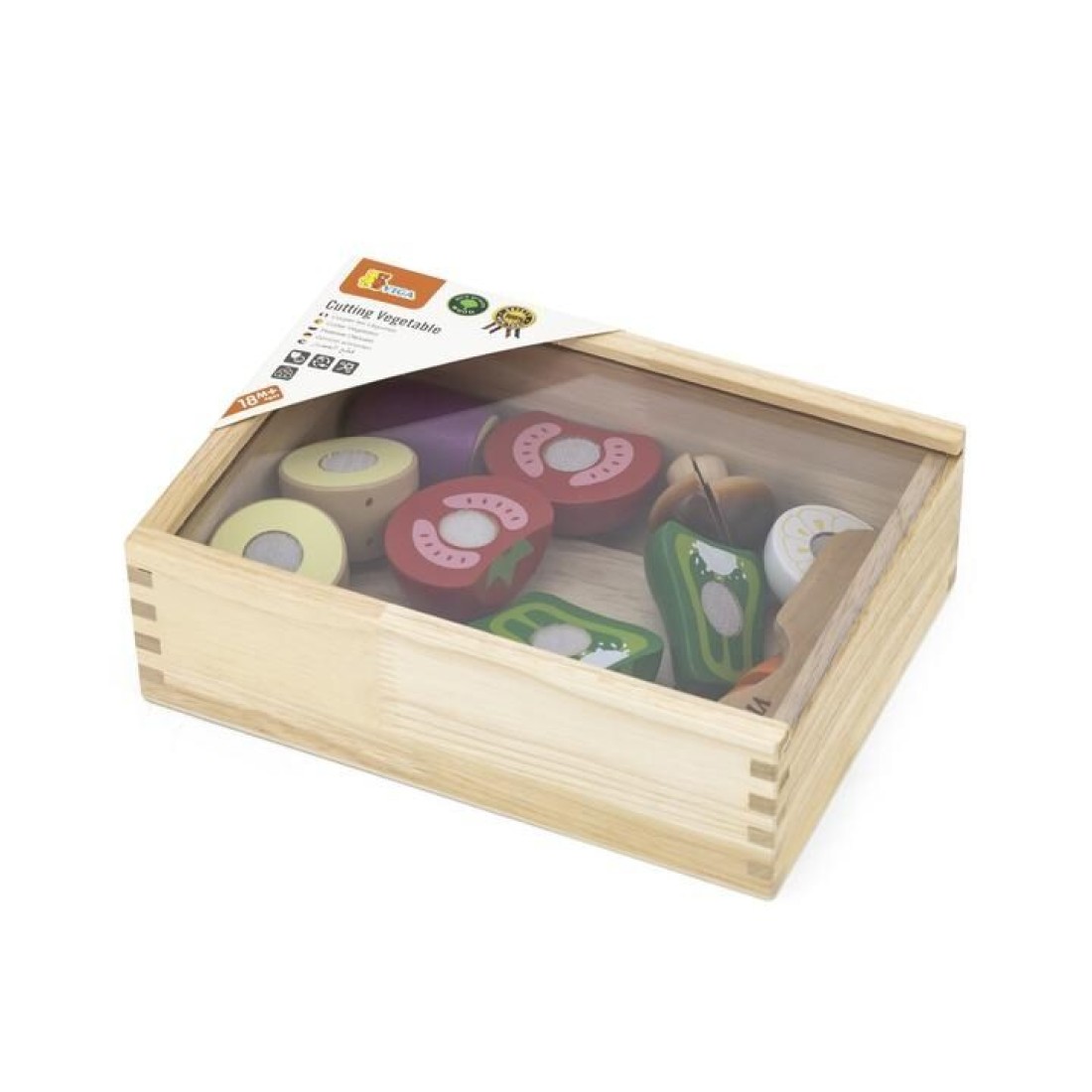 Wooden Vegtable &amp; Chopping Board Set
