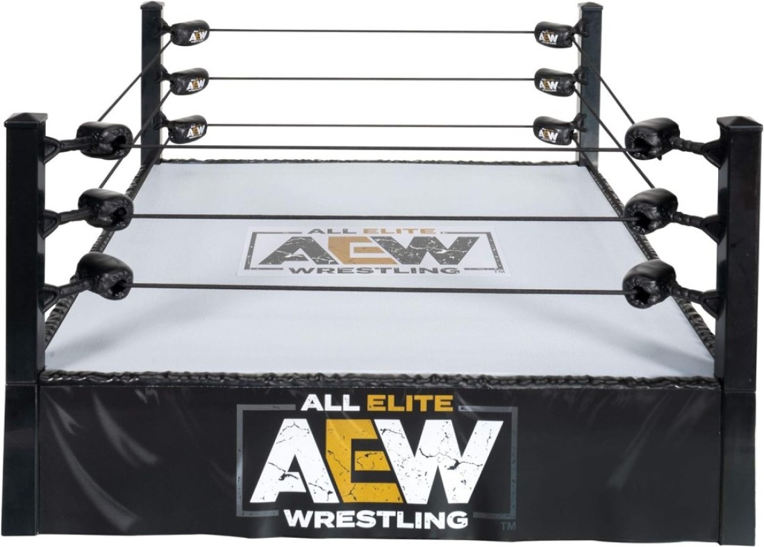 Generic All Elite Wrestling (AEW) Unrivaled Collection Action Ring - Authentic Action Ring, With Flexible Tension Ring Ropes