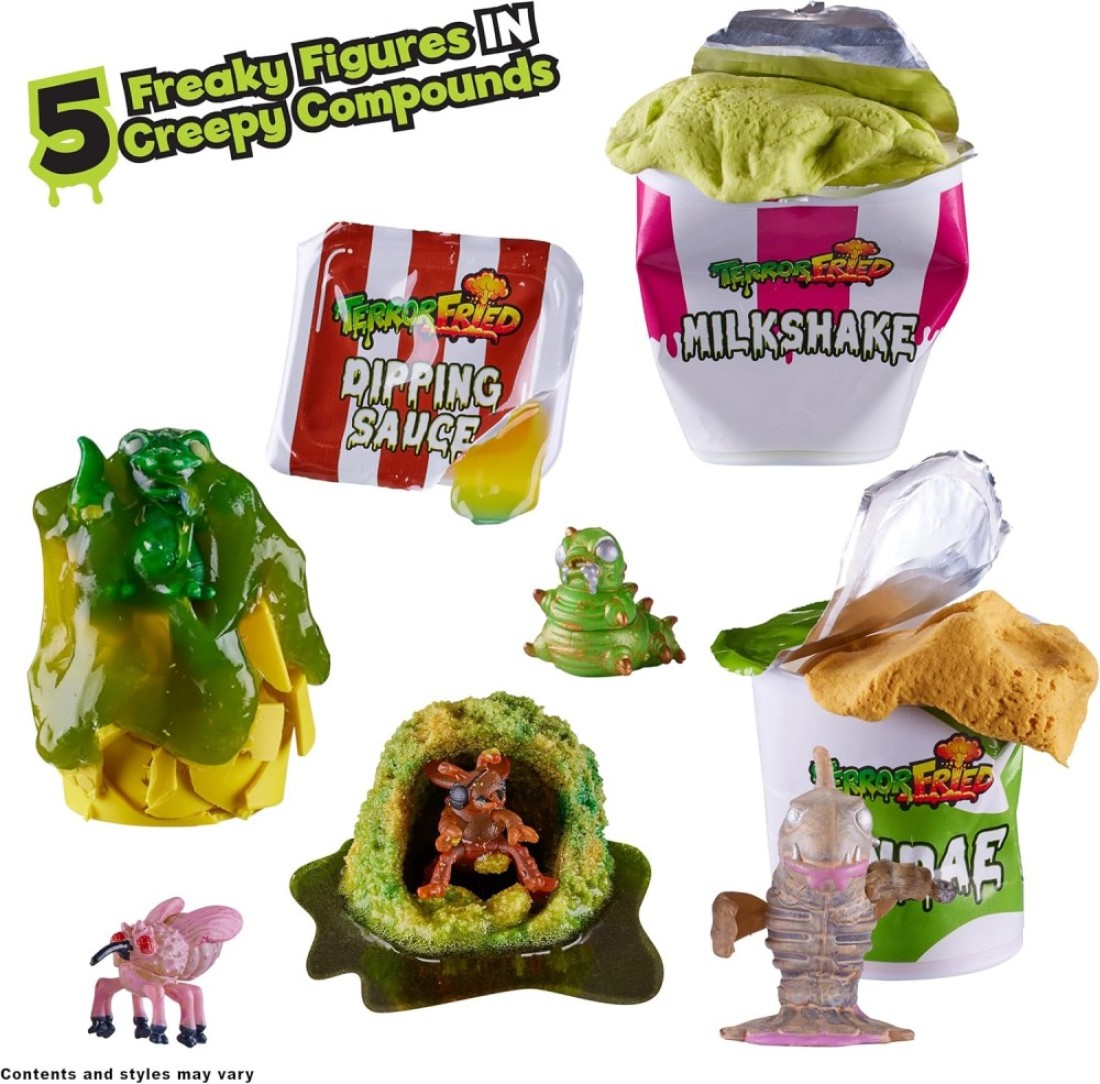 Terror Fried 08094 Slimy Box, When Fast Food Goes Bad, Gross collectables with Slime, Boys Aged 4-10, Multiple Compound Play, Multicolour
