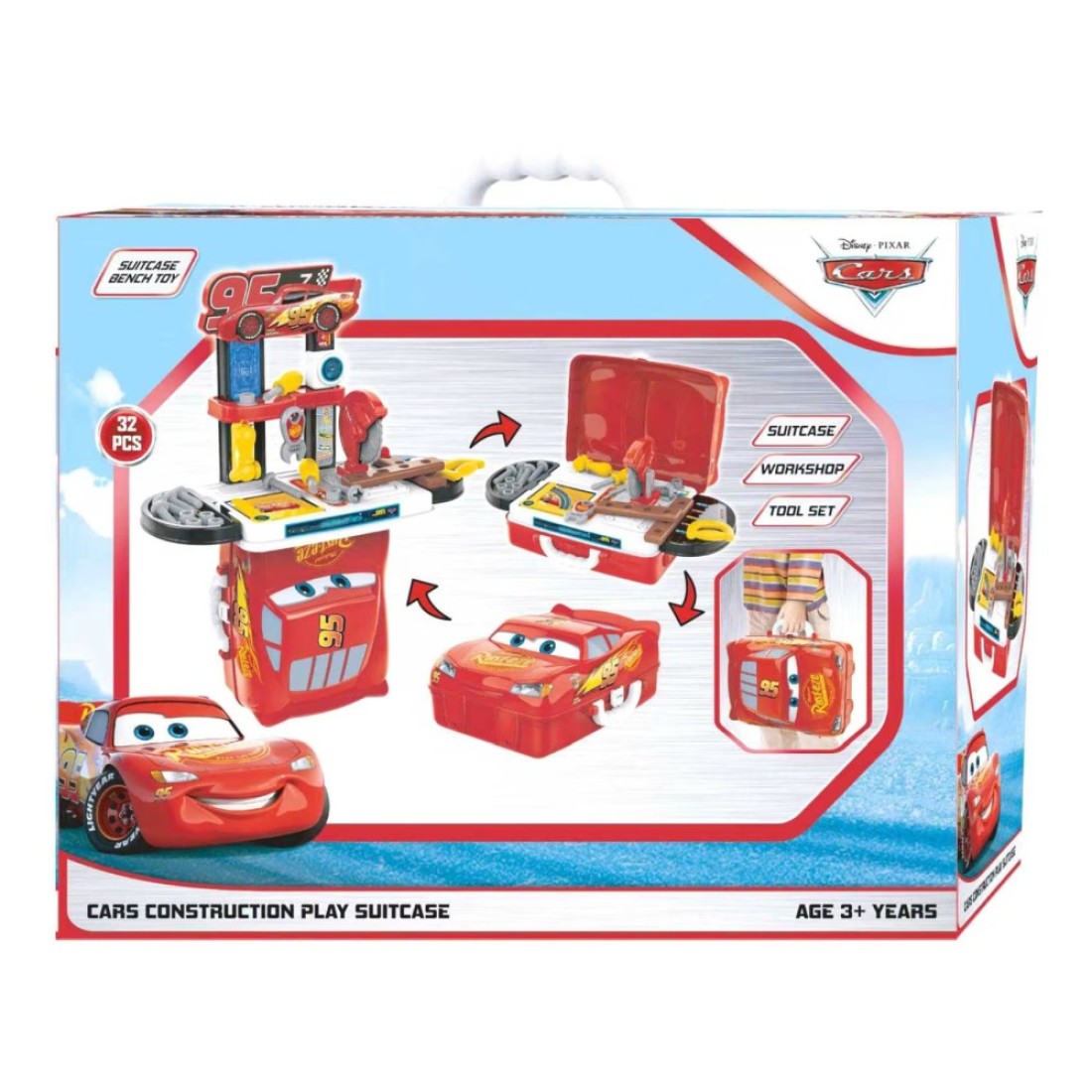 Cars Construction Play Suitcase
