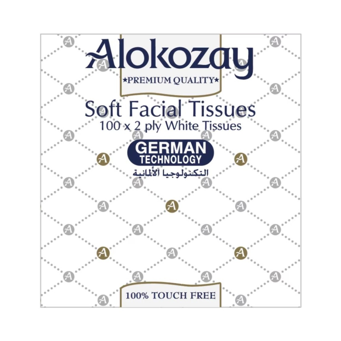 Alokozay 2 Ply Soft Facial Tissue 100 Sheets
