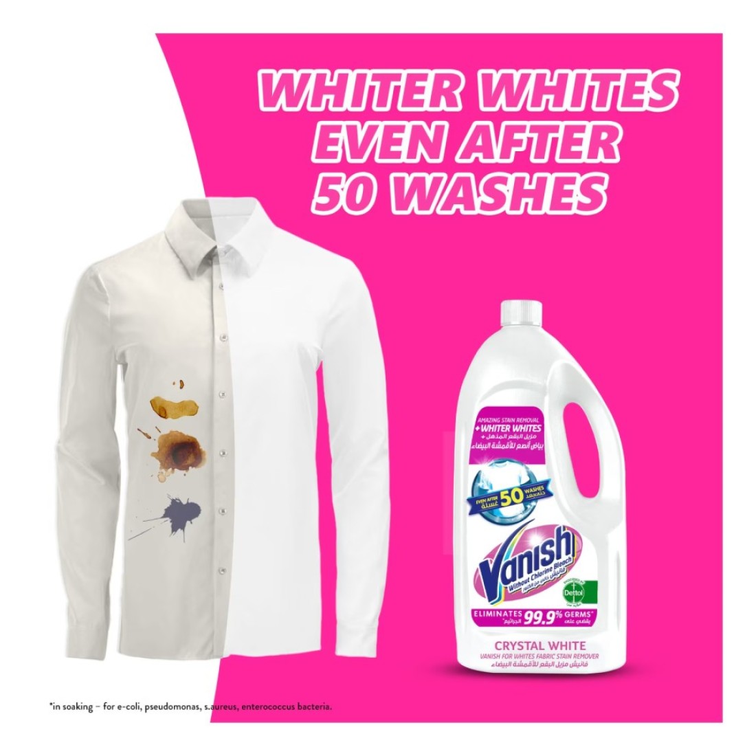 Vanish Fabric Stain Remover Pink 1.8L
