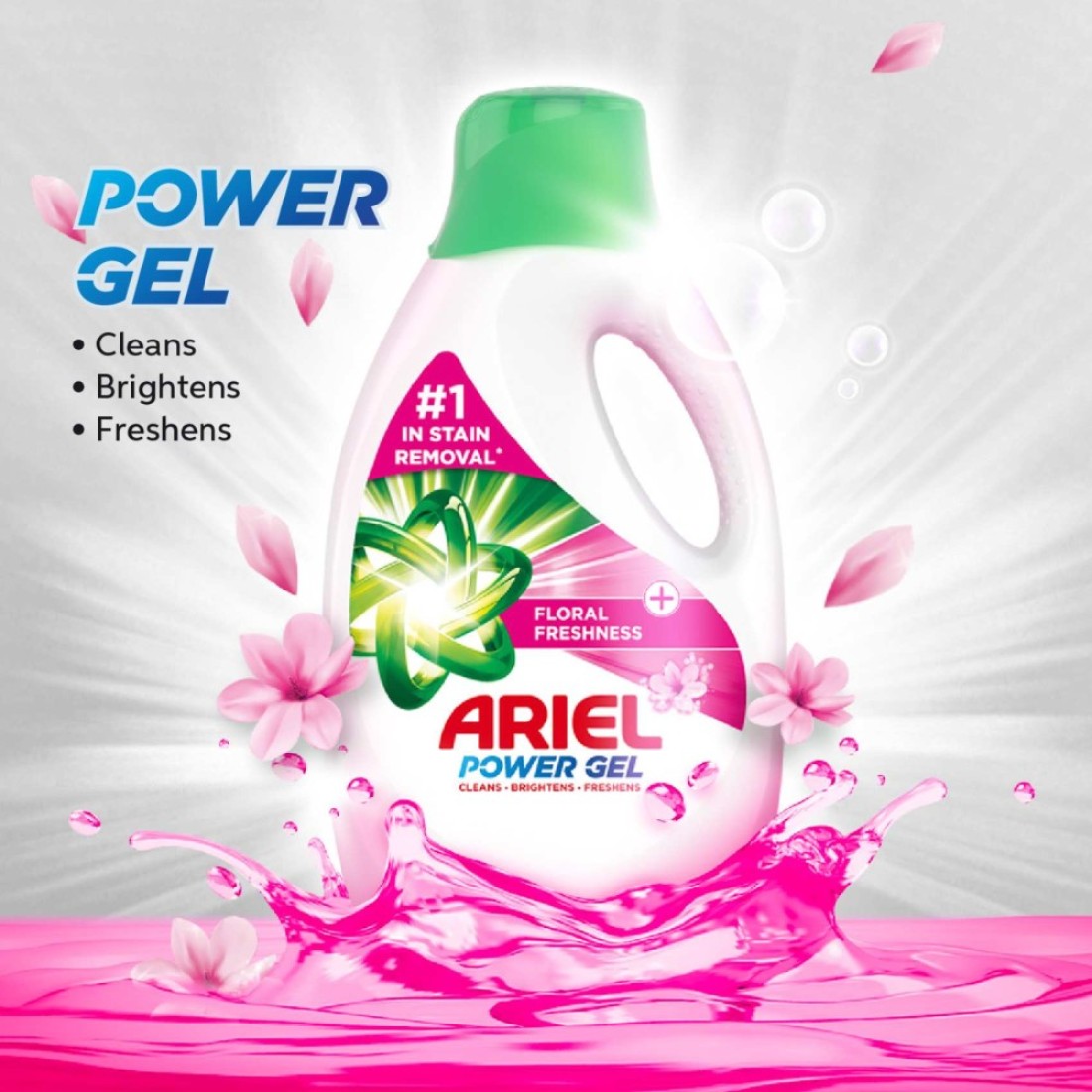 Ariel Liquid Laundry Detergent Downy Freshness 1.8L Pack of 4
