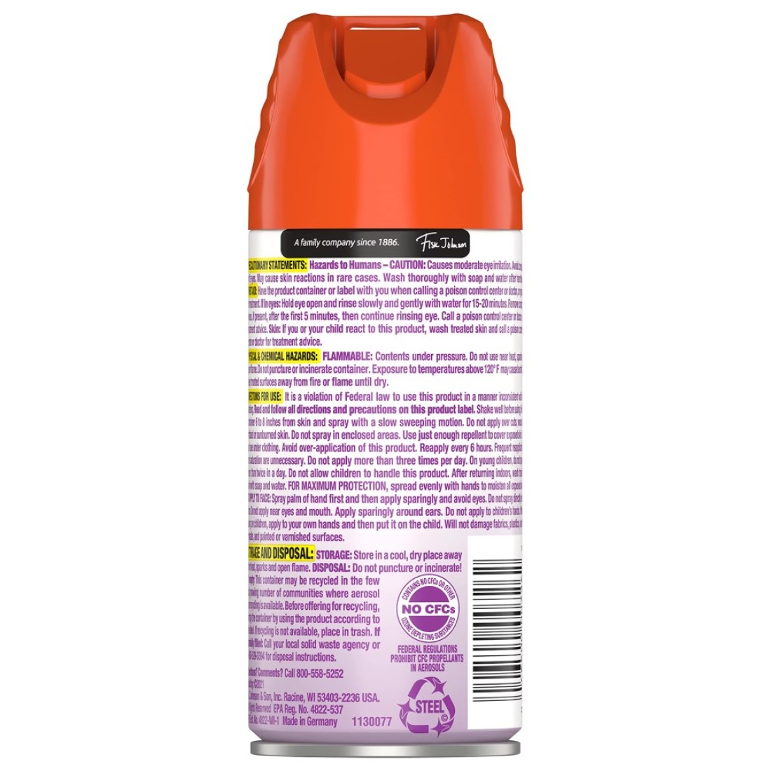 OFF FamilyCare Insect Mosquito Repellent Aerosol Bug Spray Made with Picaridin for Everyday Use 5 oz