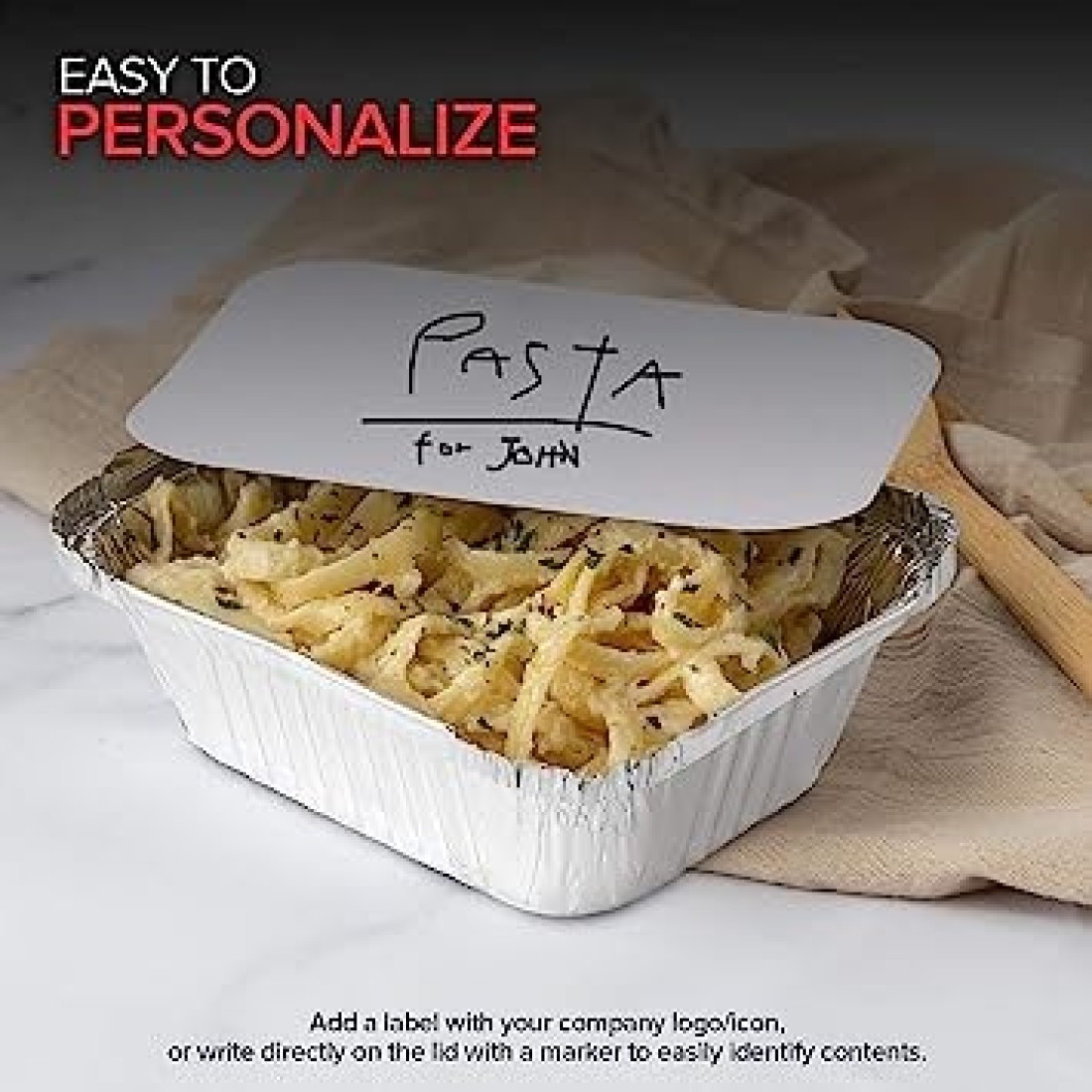 Vsell24 250Cc 100Pc Disposable Aluminium Containers Foil Pans With Lids For Food Storage