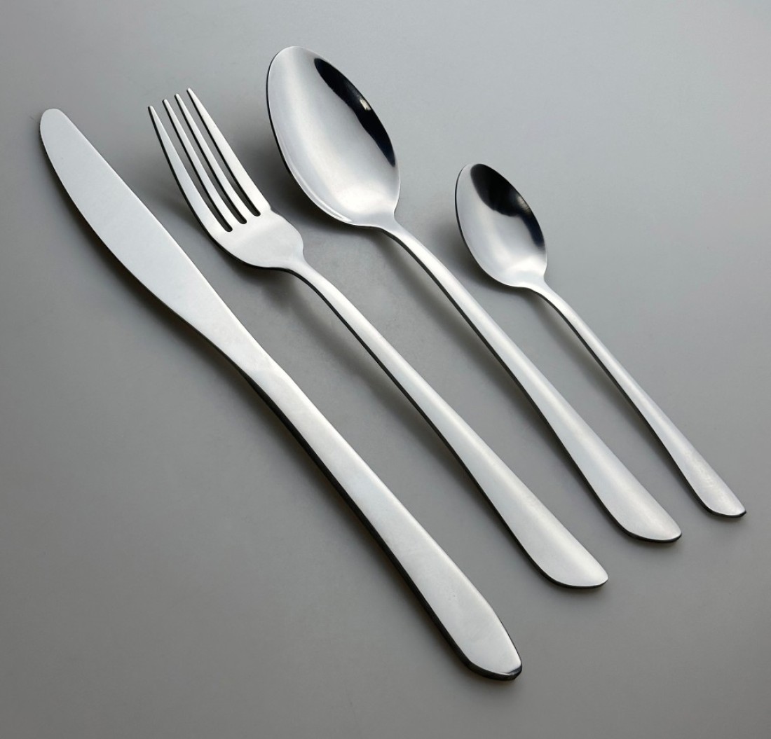Cuisine Art Sasa 16 Piece Stainless Steel Cutlery Set, Silver