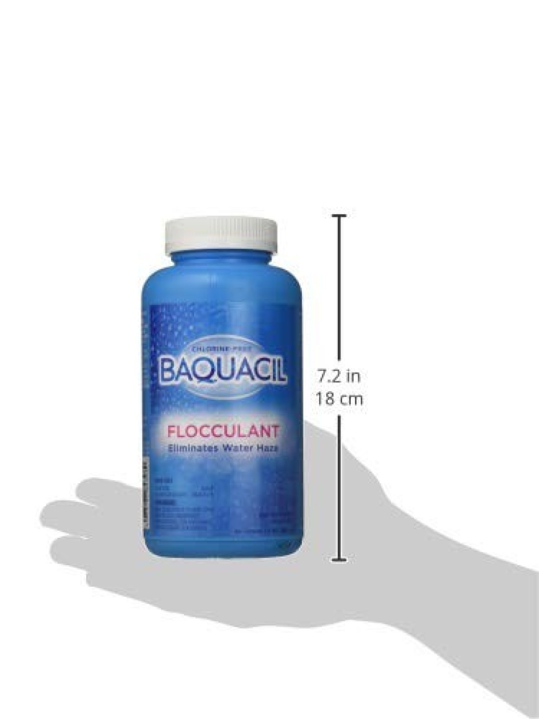 BAQUACIL 84398 Flocculant Water Haze Eliminator Swimming Pool Clarifier 15 lbs