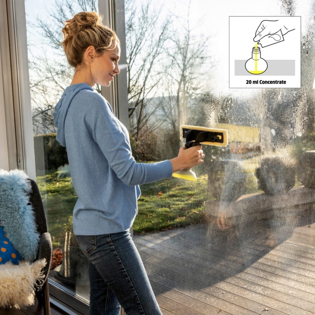Krcher 500ml Glass Cleaning Concentrate For Window Vac