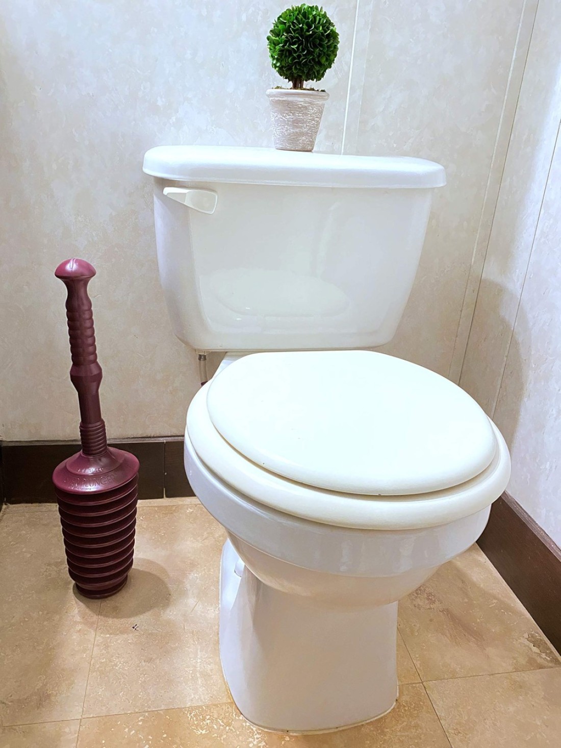 Master Plunger MP500 Heavy Duty All Purpose Plunger Laundry Tubs Bath Tubs Kitchen Sinks Garbage Disposal Toilets Commercial Residential Use Equipped with Air Release Valve Plum