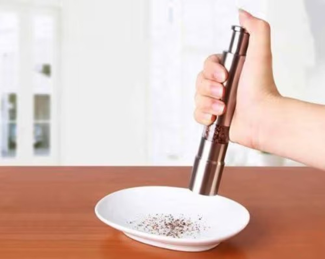 Cuisinart Salt And Pepper Mill Press KDL-612 Silver