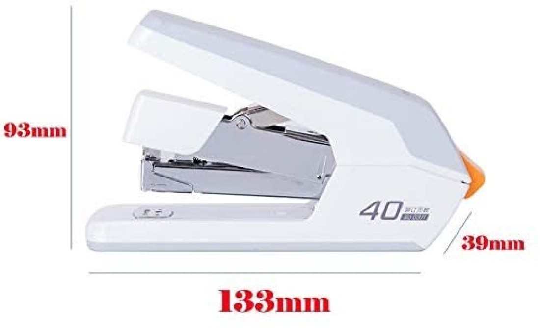 Aiwanto DELI 0371 Stapler, Desktop Stapler 40-Sheet Capacity Stapler (White)