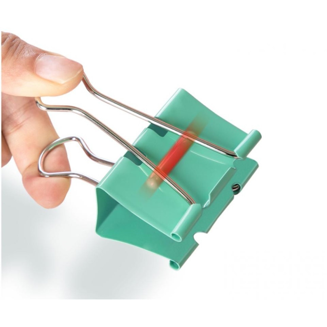 Aiwanto 2 box Binder Clips with Storage Paper Clips 25mm Binder Clips Office School Stationary Clips Paper Pins(96pcs)