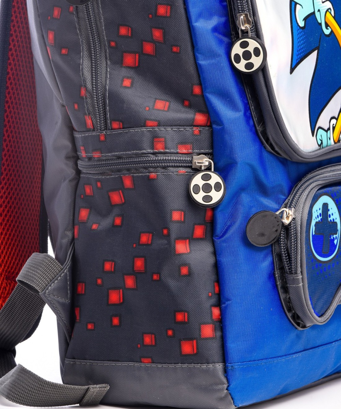SONIC School Bag - Backpack with Lunch Bag and Pencil Case