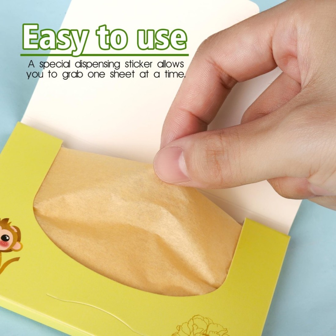 300 Sheets Blotting Paper HNYYZL Oil Absorbing Sheets for Oily Skin Oil Control for Face Makeup Blotting Paper Natural Oil Absorbing Facial Blotting Sheets for Oily Skin Care Pack of 3