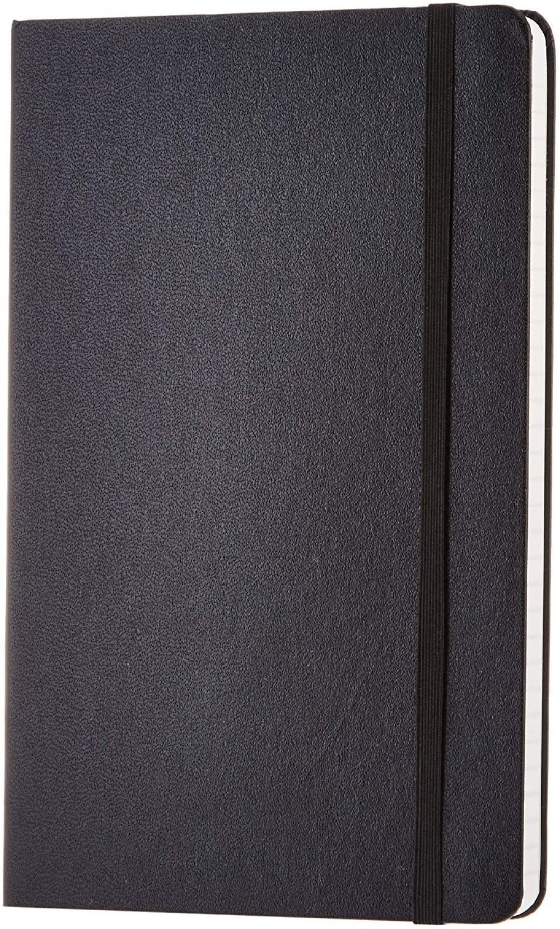 Generic Notebooks/Journals/Diary, Premium Thick Paper Leather Writing Journal, A5 Size, Hard Cover| Lined 200 Pages (6 X 8.25 Inches), Black