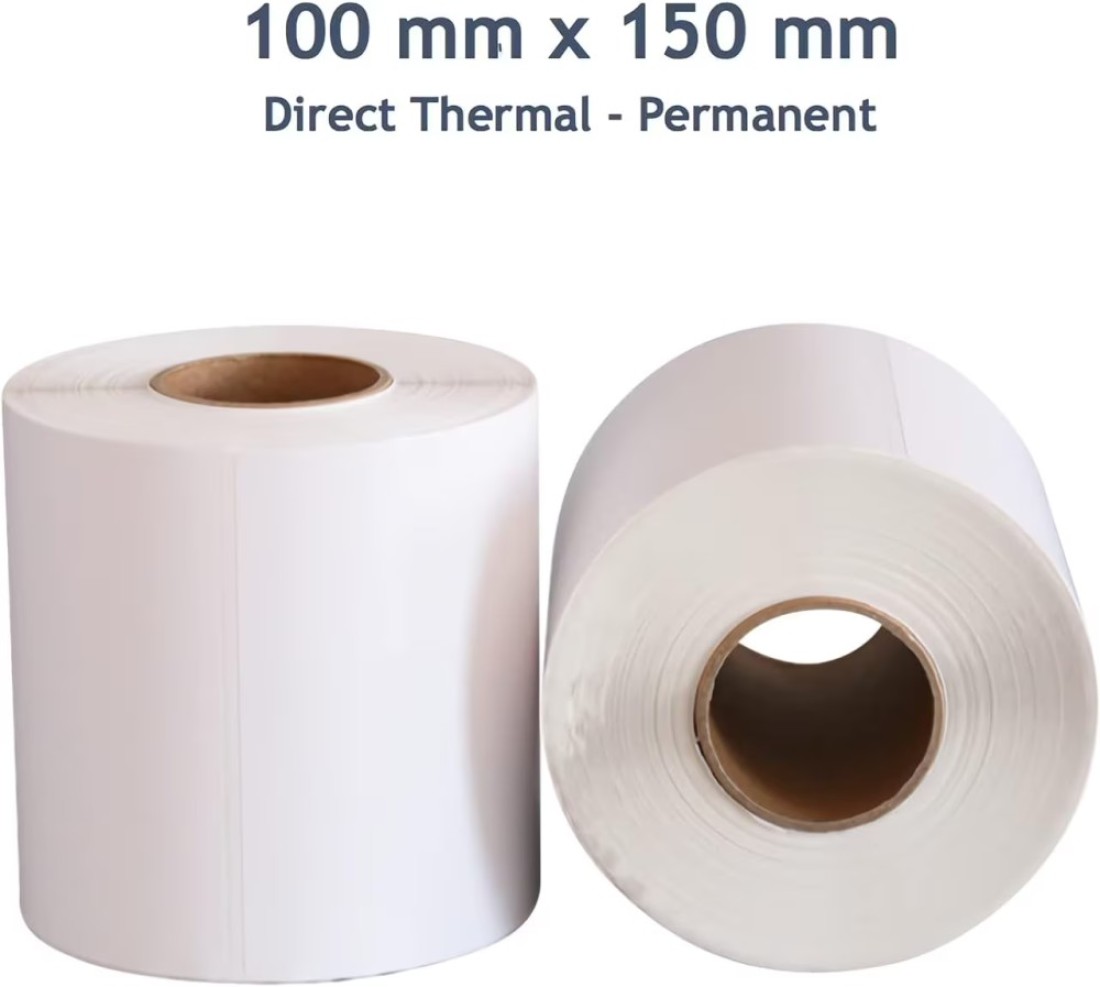 [2 Rolls, 700 Labels] 4&quot;x6&quot; Direct Thermal Shipping Label Compatible with Zebra Printers, Blank Shipping Labels for Amazon FBA,UPS, USPS, Fedex, DHL, Endicia, eBay (2 Roll - 700 Labels)