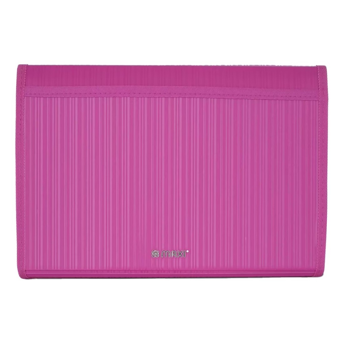 Maxi Expanding File with String A4 Size 13 Tab Pink