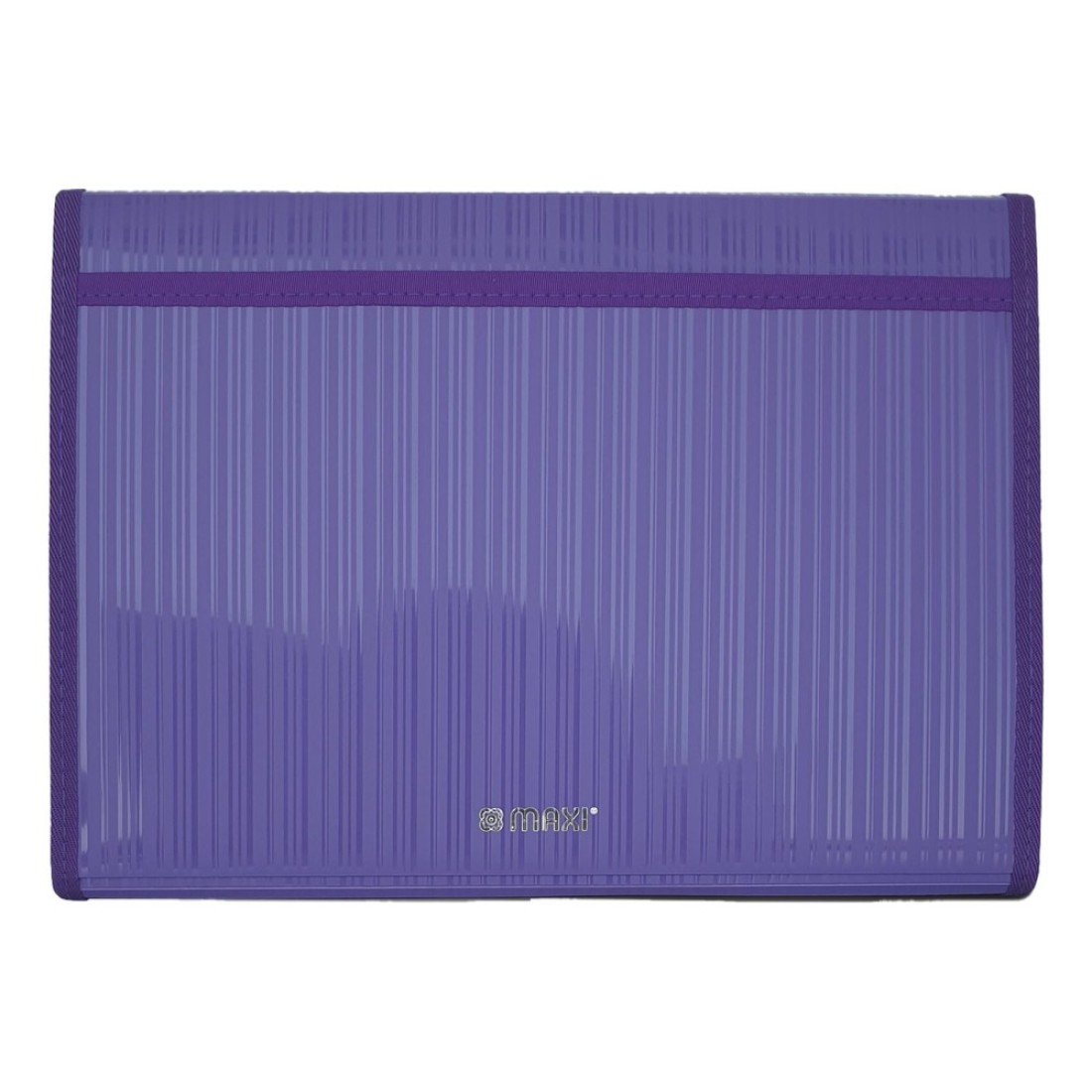 Maxi Expanding File with String A4 Size 13 Tab Purple