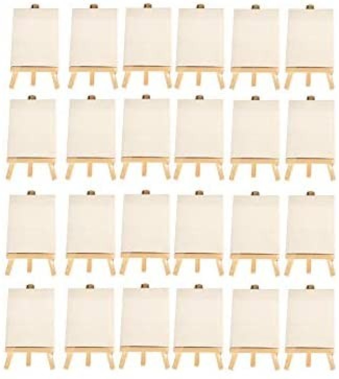 Generic My Mini Canvas &amp; Easel Set 24 Pcs 10X10cm