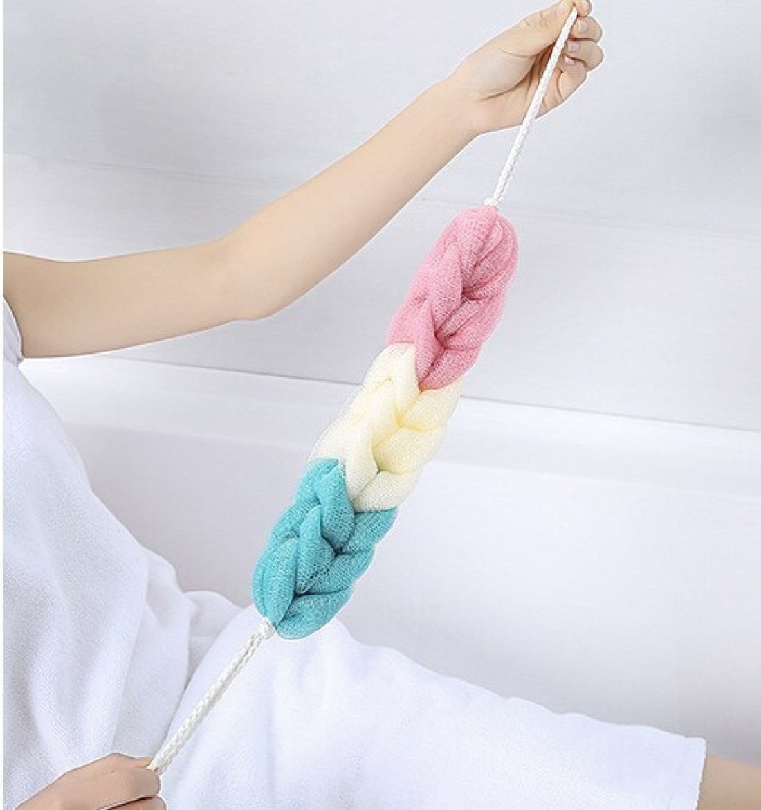 3 Packed Soft Shower Mesh Foaming Sponge Exfoliating Scrubber Bath Shower Sponge Mesh Bath And Shower Sponge For Body Wash Shower For Women And Men.