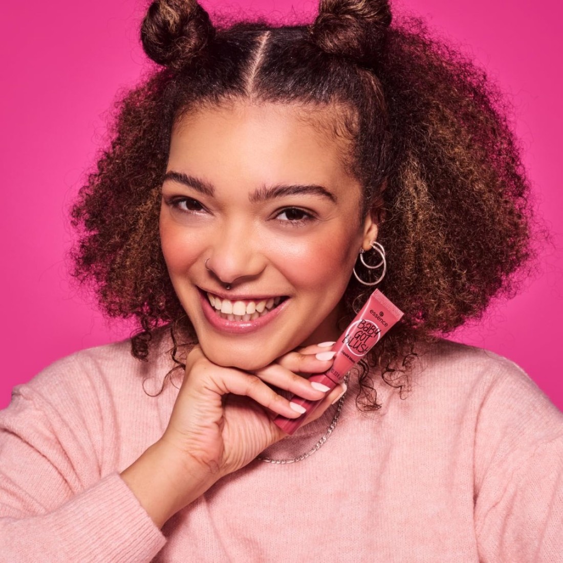 essence Baby Got Blush Liquid Blush Lightweight Buildable Radiant with Sponge Applicator Vegan Cruelty Free 10 Pinkalicious